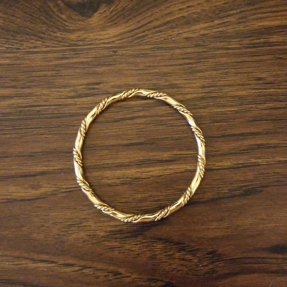 Gold Plated Braided Bracelet